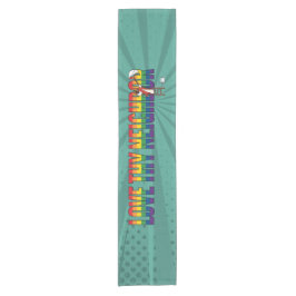 Love Thy Neighbor Kurzer Tischläufer