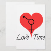 Love Time Briefpapier (Vorne/Hinten)