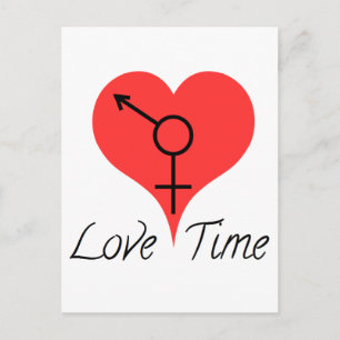 Love Time Postkarte