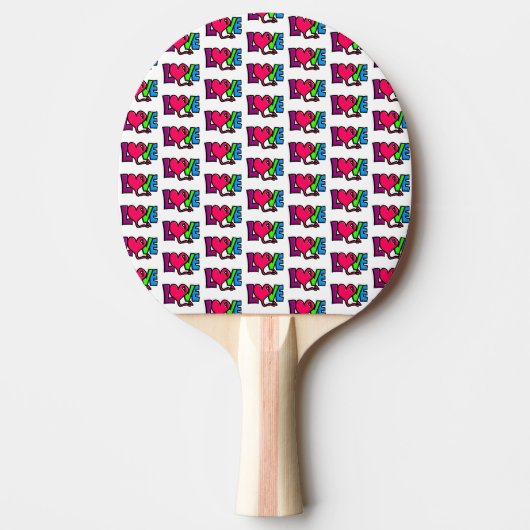 Love tischtennis schläger (Vorderseite)