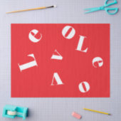 "Love" Tissue paper Seidenpapier (Basteln)