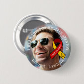 Love to Covid | Memorial Personalisiert Button (Vorne & Hinten)