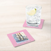 Love to Dance Ballet Paper Coasters Rechteckiger Pappuntersetzer (Vor Ort)