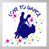 Love to dance poster (Vorne)