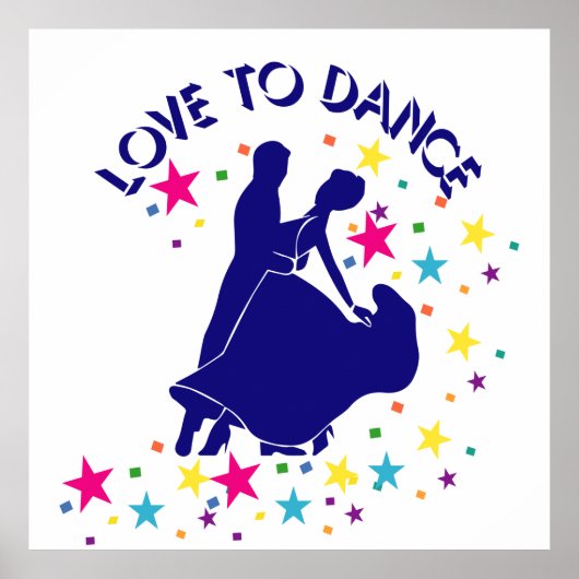 Love to dance poster (Vorne)