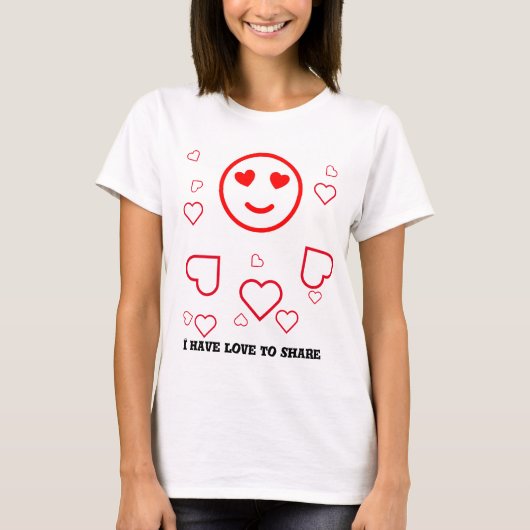 Love to share T-Shirt (Vorderseite)
