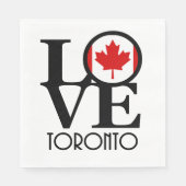 LOVE Toronto Serviette (Vorderseite)