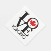 LOVE Toronto Serviette (Ecke)