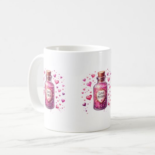 Love Trank Kaffeetasse (Vorderseite Links)