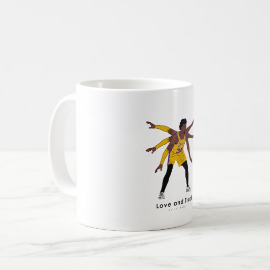 Love & Trust Marcus Smart Kaffeetasse (Vorderseite Links)