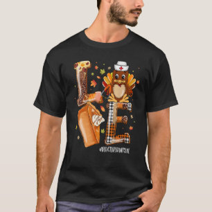LOVE Truthahn Pilgerhut Registrierte Krankenschwes T-Shirt