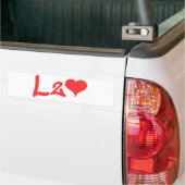 Love Two Love Red Heart Autoaufkleber (Auf Lkw)