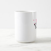 LOVE-Typografie-Tasse Kaffeetasse (Mittel)