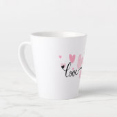 LOVE-Typografie-Tasse Milchtasse (Linke Ecke)