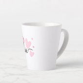 LOVE-Typografie-Tasse Milchtasse (Rechte Ecke)