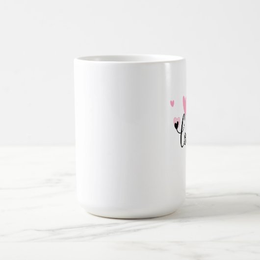 LOVE Typography Mug Kaffeetasse (Mittel)