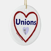 Love Unions Keramik Ornament (Rechts)