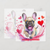 Love Valentine French Bulldog (Vorne/Hinten)