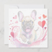 Love Valentine French Bulldog (Rückseite)