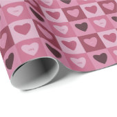 Love Valentine Liebe Jubiläumsfeier XOXO Geschenkpapier (Rolleneckpunkt)