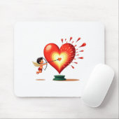 Love Valentines Day 1 T Shirt  Mousepad (Mit Mouse)