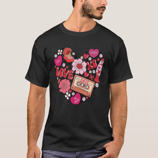Love Valentine's Day Conversation Hearts Ring Pop  T-Shirt (Vorderseite)