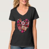 Love Valentine's Day Conversation Hearts Ring Pop T-Shirt (Vorderseite)