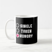 Love Valentines Day Food Single Taken Hungry Kaffeetasse (Links)