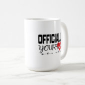 Love Verified Heart Checkmar Kaffeetasse (VorderseiteRechts)