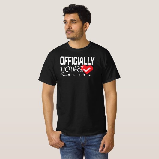Love Verified Heart Checkmark  T-Shirt (Vorne ganz)