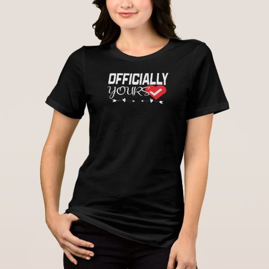 Love Verified Heart Checkmark  Tri-Blend Shirt (Vorderseite)