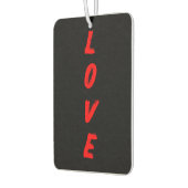 LOVE Vertikale Typografie Autolufterfrischer (Links)
