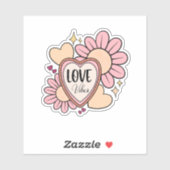 Love Vibes Aufkleber (Blatt)