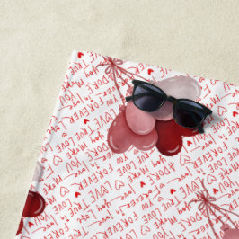 Love Vibes Beach Towel Strandtuch