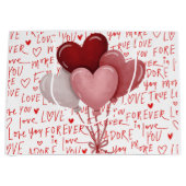 Love Vibes Large Gift Bag Große Geschenktüte (Vorderseite)