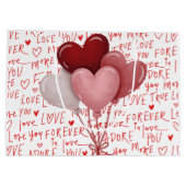 Love Vibes Large Gift Bag Große Geschenktüte (Rückseite)