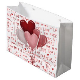 Love Vibes Large Gift Bag Große Geschenktüte