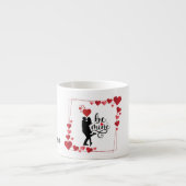 Love Vibes Personalized Espresso Mug Espressotasse (Vorderseite)