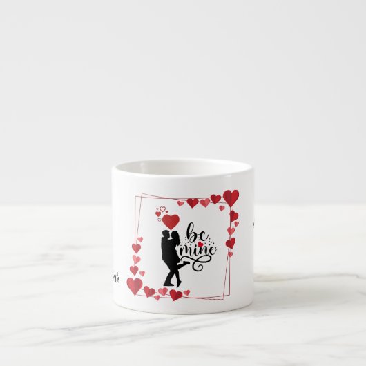 Love Vibes Personalized Espresso Mug Espressotasse (Vorderseite)
