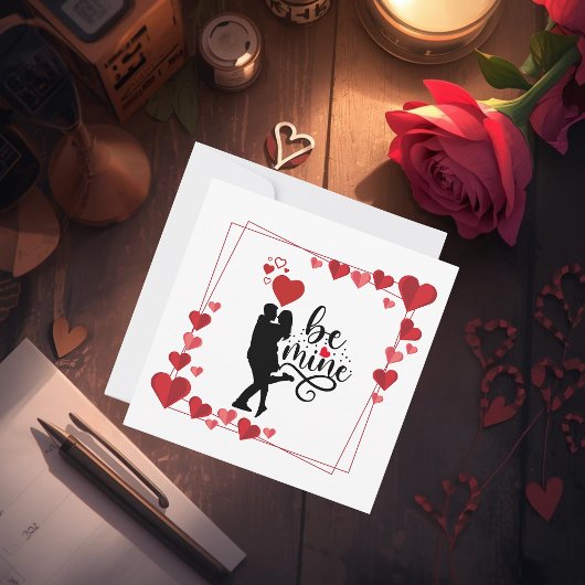 Love Vibes Personalized Flat Card Karte