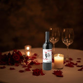 Love Vibes Personalized Label Set Weinetikett