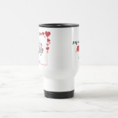 Love Vibes Personalized Travel Mug Reisebecher (Mittel)