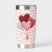 Love Vibes Water Bottle Thermobecher (Rückseite)