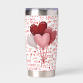 Love Vibes Water Bottle Thermobecher (Vorderseite)