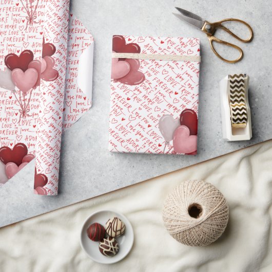 Love Vibes Wrapping Paper Geschenkpapier (Basteln)
