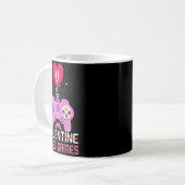 Love Video Game Gamer Gaming Hearts Day Happy Vale Kaffeetasse (Vorderseite Links)