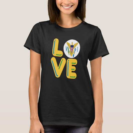 LOVE  Virgin Islands T-Shirt (Vorderseite)