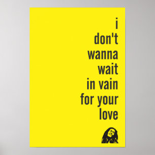 Love, wait, in vain poster