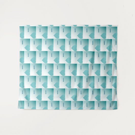 Love. Wandteppich (Vorderseite (Horizontal))