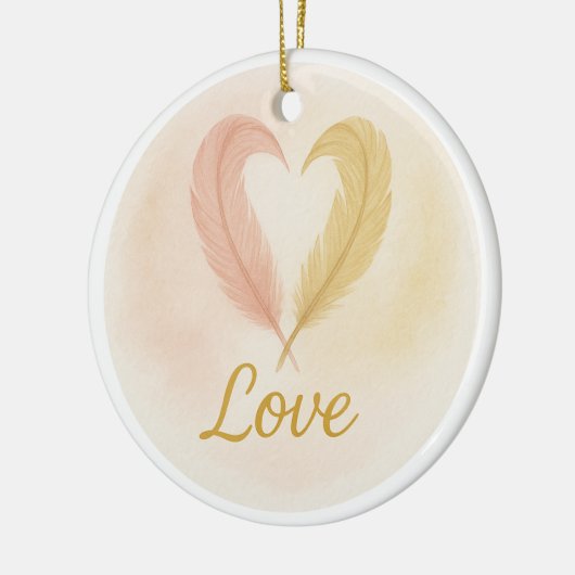 “Love” Watercolor Ornament (Links)